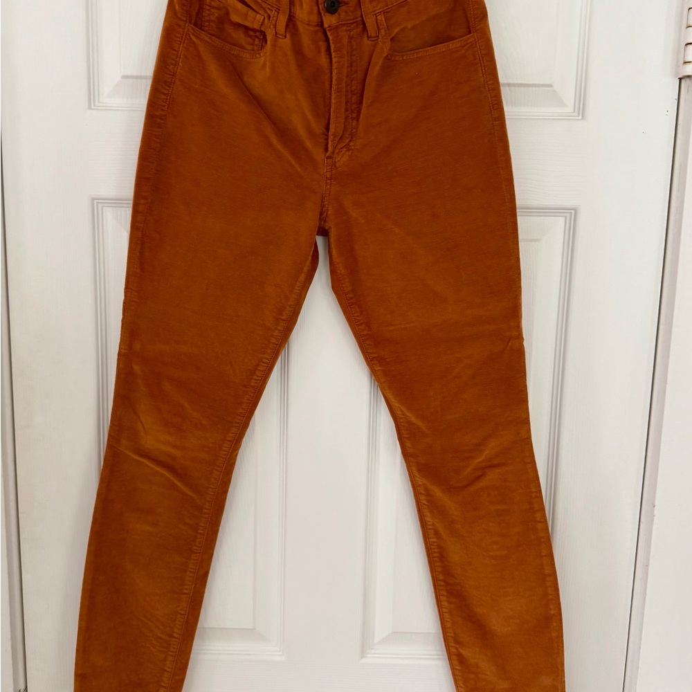 Burnt Orange Corduroy Trousers